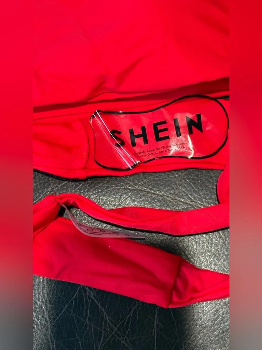 SHEIN Swim 2pcs/Set Women's Solid Color Bandeau Sexy Bikini Swimming Suit Sz-M